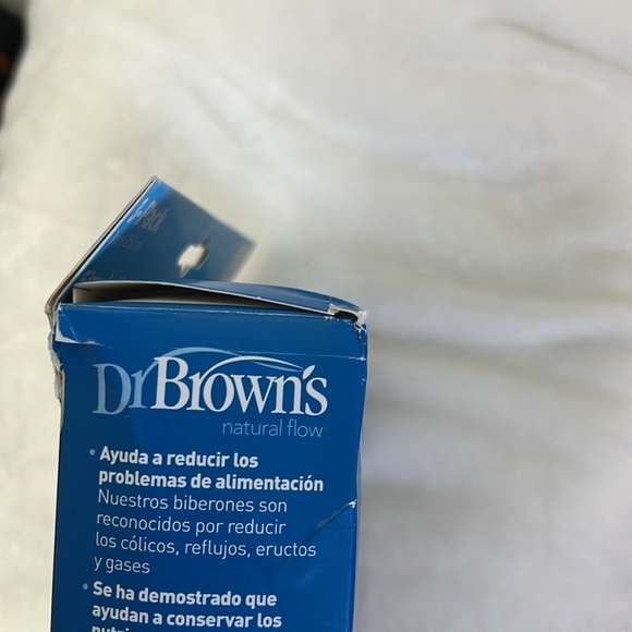 Dr.Brown natural flow 3 pack 8 oz bottles new in box blue - Picture 5 of 9